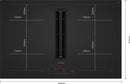 iQ700 80cm Induction Hob with Integrated Ventilation | Matt Black