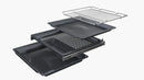 N 90 60cm Slide & Hide Pyrolytic Single Oven – Flex Design | B69CY7MY0
