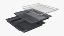 N 70 Built-in Compact Oven with Microwave, Flex Design | Graphite Grey