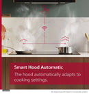 N 70 90cm Wall-Mounted Cooker Hood | Matt Black | D97BDN2S0B