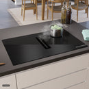 Series 6, 80cm Induction Hob with Integrated Ventilation System | Black