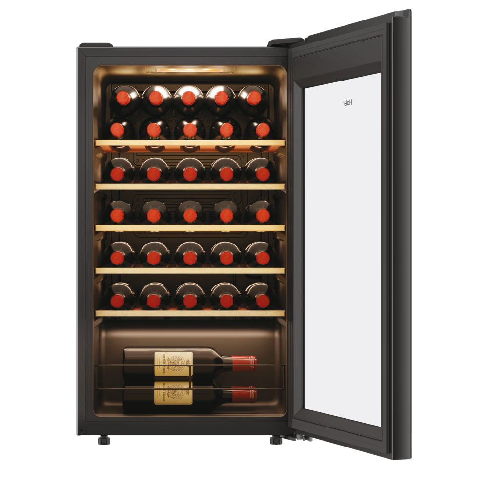 Haier Wine Bank 50 Series 3 Wine Cooler 34-Bottles | Black - HWS34GGHIK Redmond Electric GoreyHWS34GGHIK