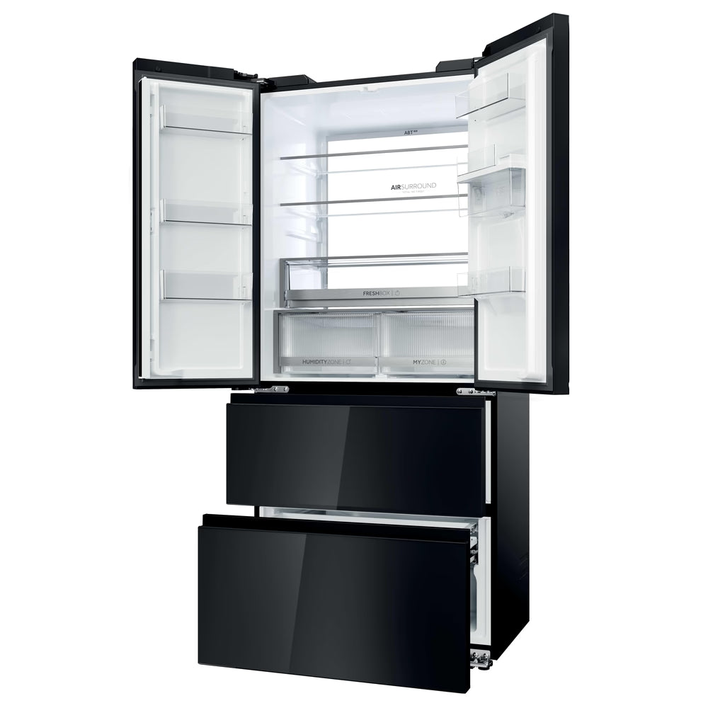 Haier FD 83 7 Multi Door Fridge Freezer | 190cm (H) | Black Glass - HFKR7819DWGB Redmond Electric Gorey
