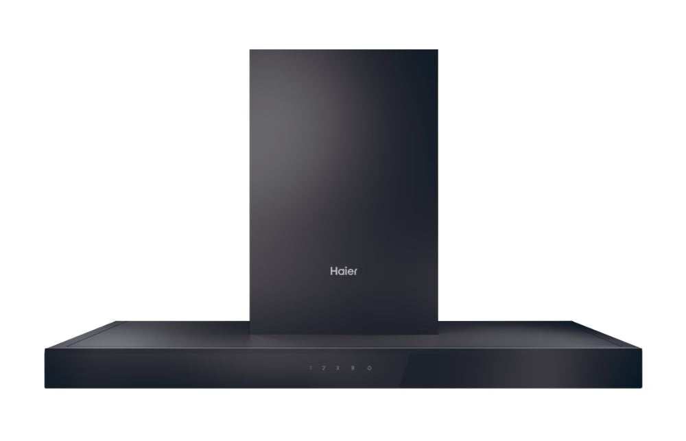 Haier 90cm Wall Mounted Flat Cooker Hood | Black - HATS9CBS4B Redmond Electric Gorey