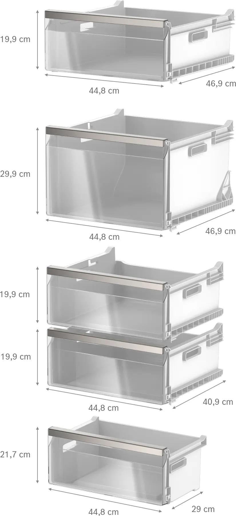 iQ300 Freestanding Frost Free Freezer – Inox | 186.2cm (H) | GS36NVICGG