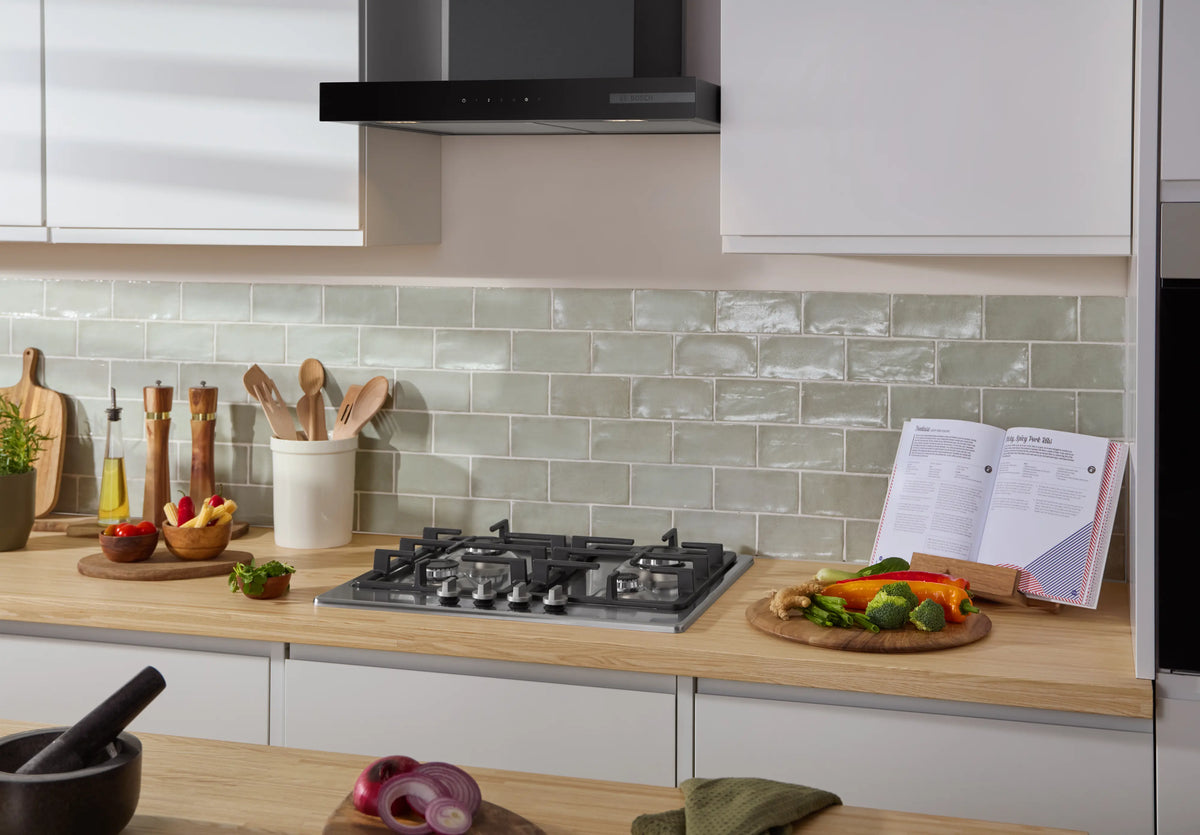 Series 4 60cm 4 Burner Gas Hob – Stainless Steel | PGP6B5K90