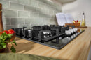 Series 4, 60cm Gas Hob with Tempered Glass | Black