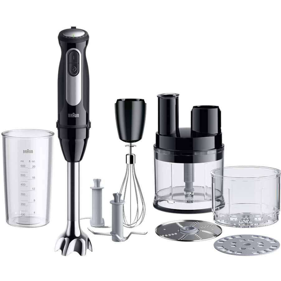 Braun MultiQuick 5 Pro 1000W Hand Blender, Black MQ55755M Hand Blender