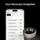 Helio Smart Ring Titanium Health Tracker (Ring Size 12)
