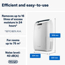 16L Tasciugo AriaDry Multi Dehumidifier | White