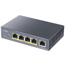 Cudy 5-Port Gigabit PoE+ 60W Unmanaged Switch GS1005P PoE Network Switch
