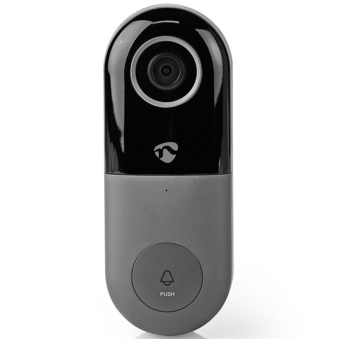 Nedis SmartLife WiFi video doorbell in Grey and Black, model 311323