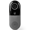 Nedis SmartLife WiFi video doorbell in Grey and Black, model 311323