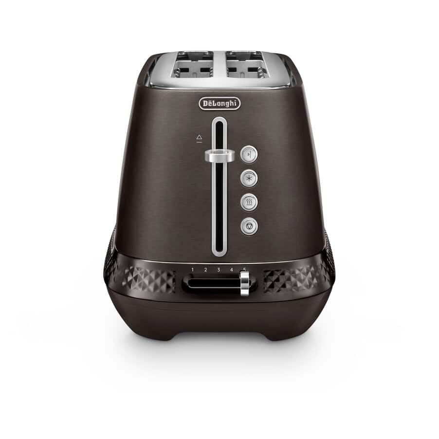Diadema 4-Slice Long-Slot Toaster Onyx Black