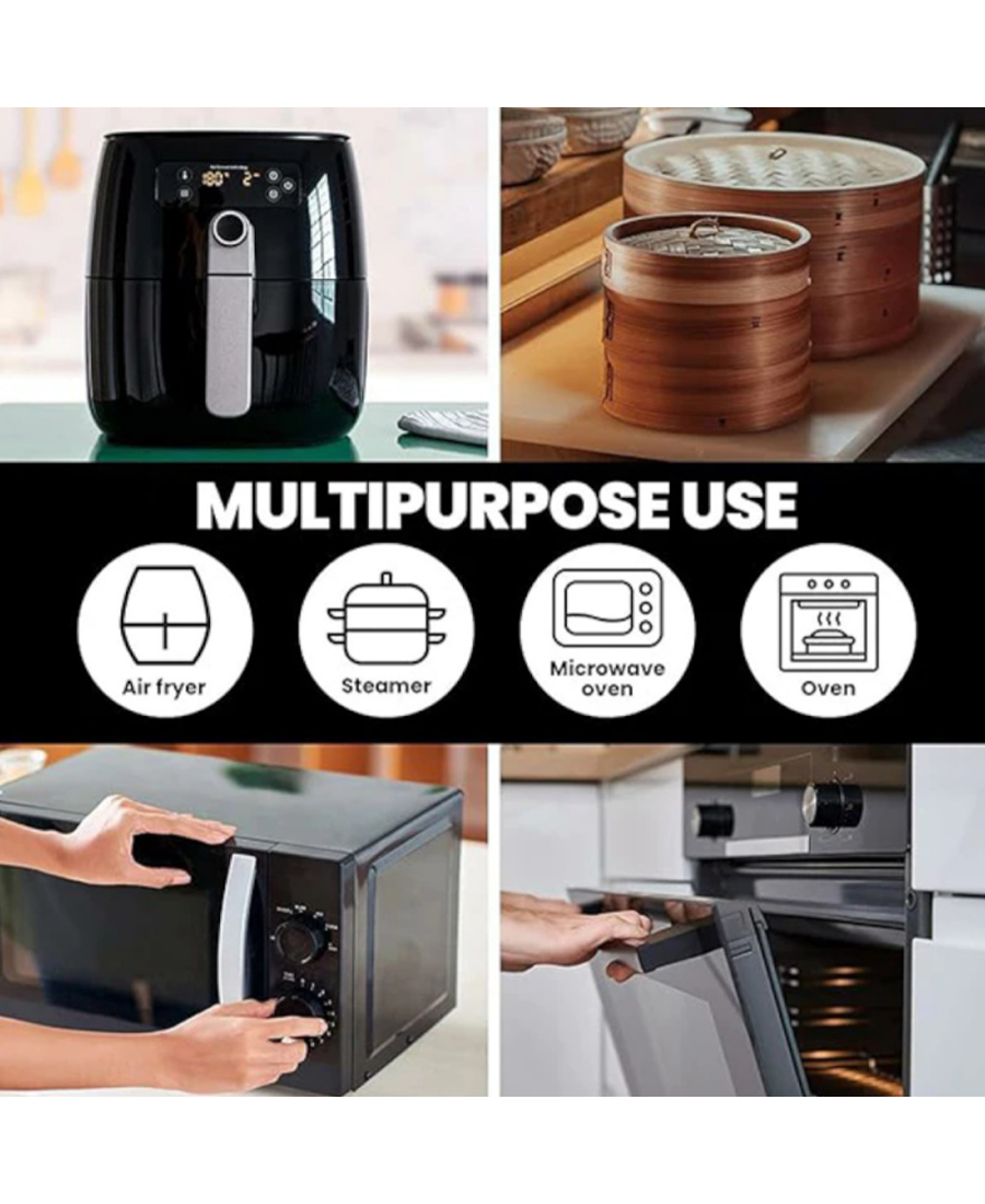 Rectangular Reusable Air Fryer Liners | Pack of 2 - Redmond Electric