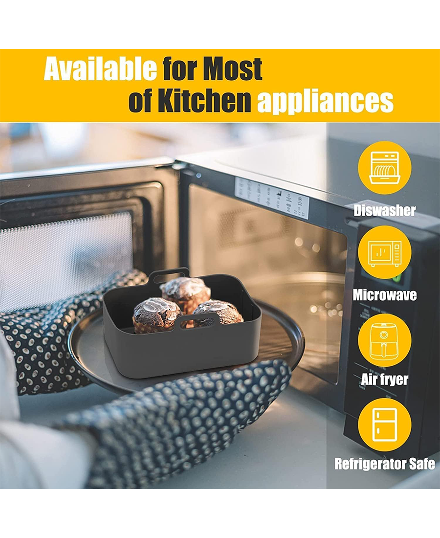 Rectangular Reusable Air Fryer Liners | Pack of 2 - Redmond Electric