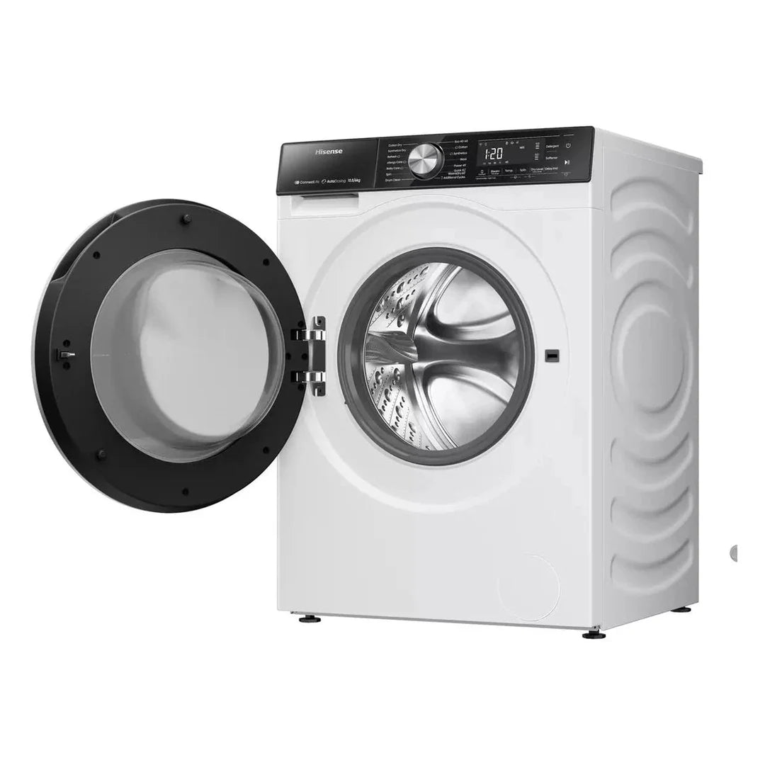 Hisense 5S 10.5kg/6kg 1400rpm Auto Dosing WiFi Washer Dryer White WD5S1045BW