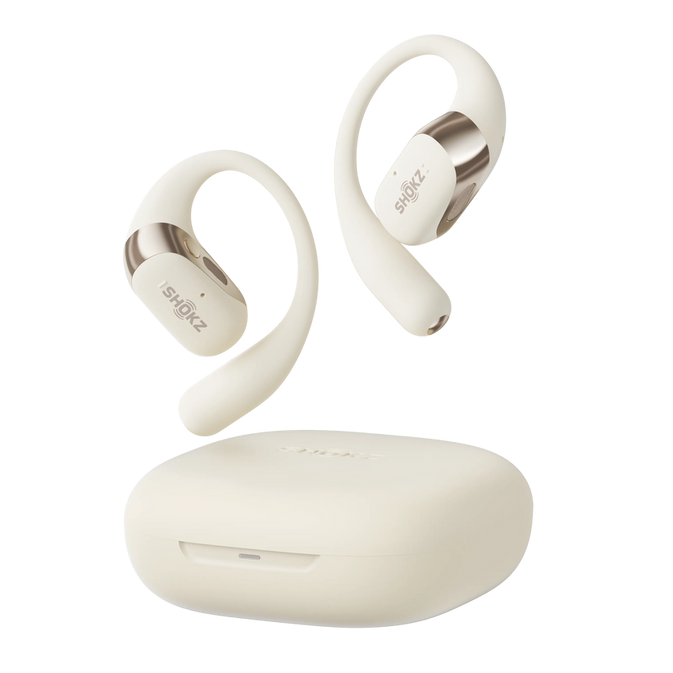 Shokz OpenFit 2 Open-Ear Wireless Earbuds | Beige - 38-T920-ST-BG Redmond Electric