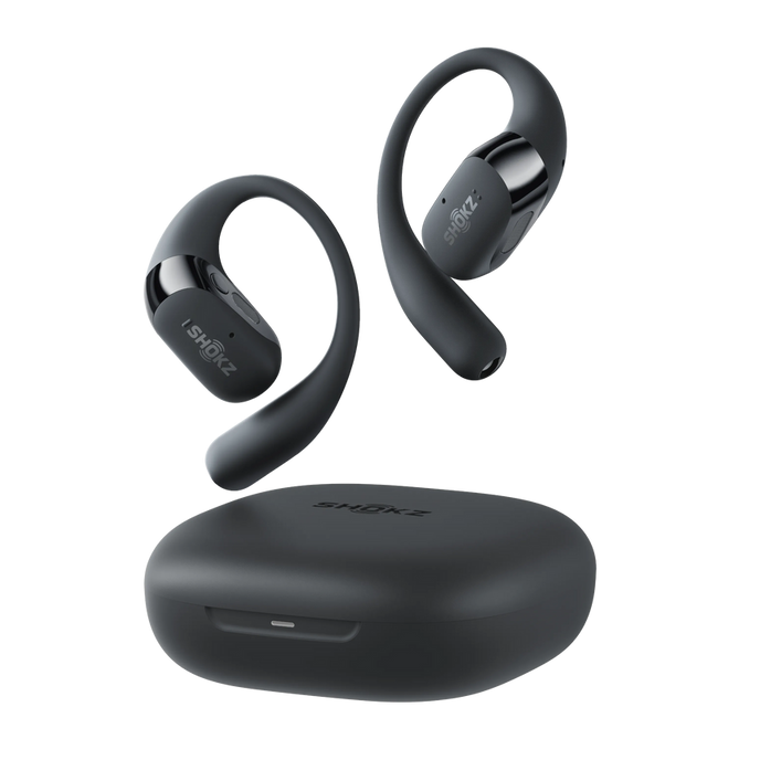 Shokz OpenFit 2 Open-Ear Wireless Earbuds | Black - 38-T920-ST-BK