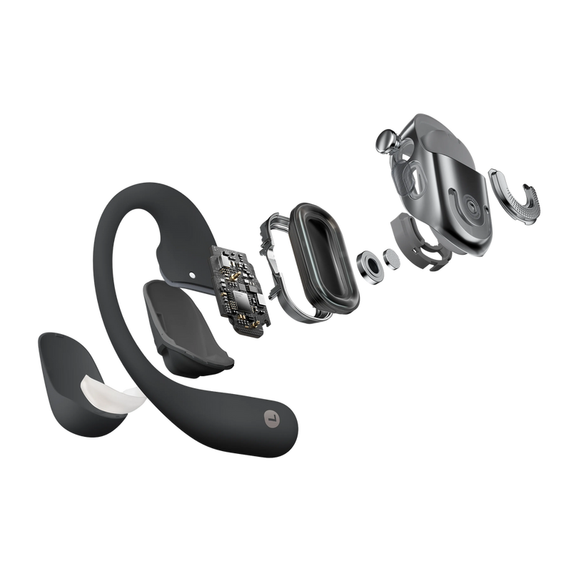 Shokz OpenFit 2 Open-Ear Wireless Earbuds | Black - 38-T920-ST-BK