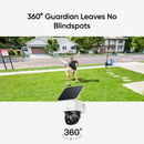 Solocam S340 2K Pan, Tilt & Zoom with Solar Panel | White