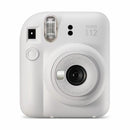 instax mini 12 Instant Camera Clay White - front view