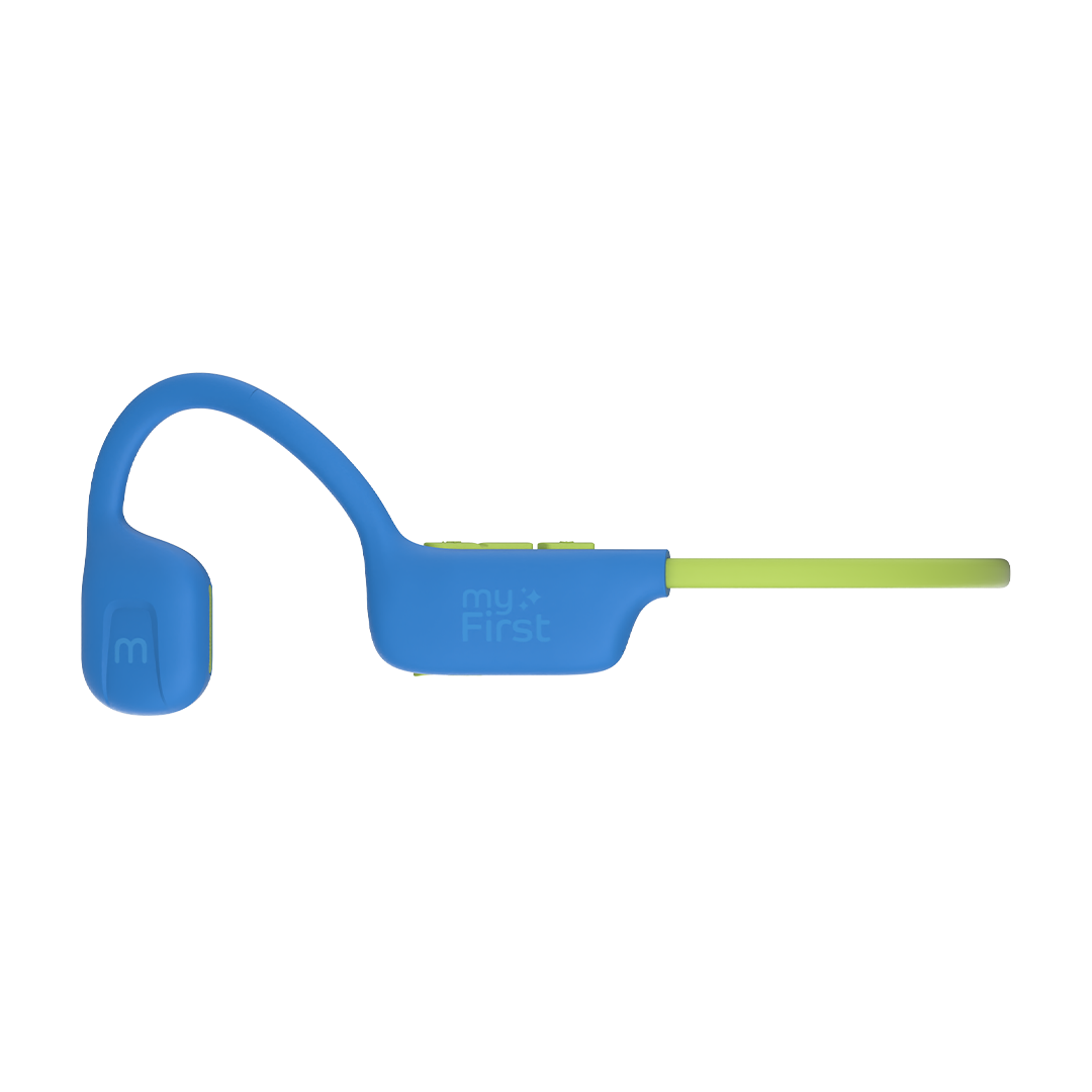 Headphones AirWaves - Open-Ear Directional Audio, 85dB Safe - Blue