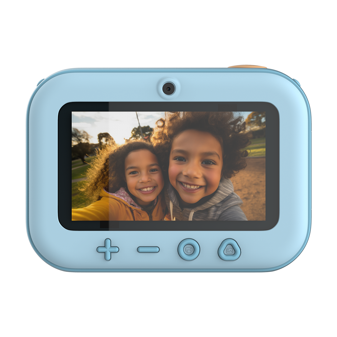Camera Insta 20 - 20MP Instant Print Camera with Zero-Ink Thermal Printing | Blue