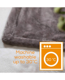 Beurer HD 75 Taupe Fleece Heated Throw/Overblanket 42401 Redmond Electric Gorey