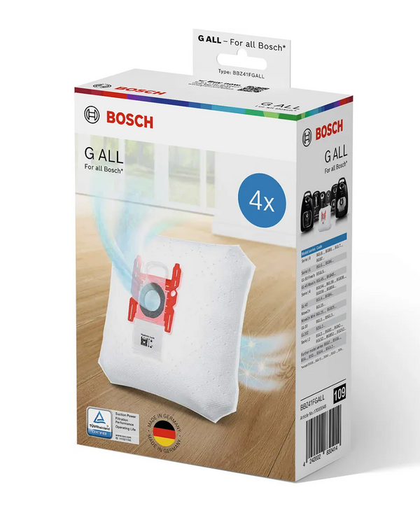 Bosch Vacuum Cleaner Bags PowerProtect Type G BBZ41FGALL Redmond Electric Gorey