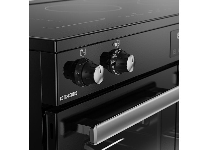 Cookcentre 100cm Induction Range Cooker Black | CC100EIBLK