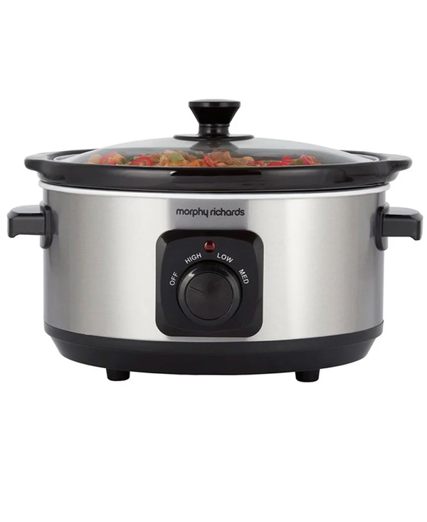 Morphy Richards 3.5L Ceramic Slow Cooker | Stainless Steel 460017 Redmond Electric Gorey