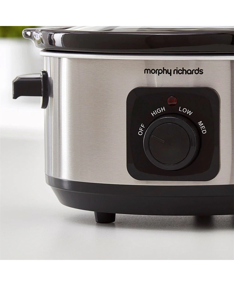 Morphy Richards 3.5L Ceramic Slow Cooker | Stainless Steel 460017 Redmond Electric Gorey