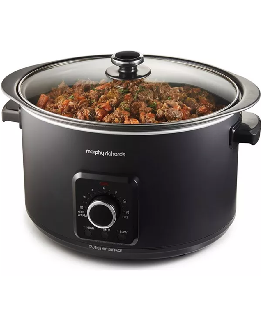 Morphy Richards 6.5L Easy Time Slow Cooker | Black 461021 Redmond Electric Gorey