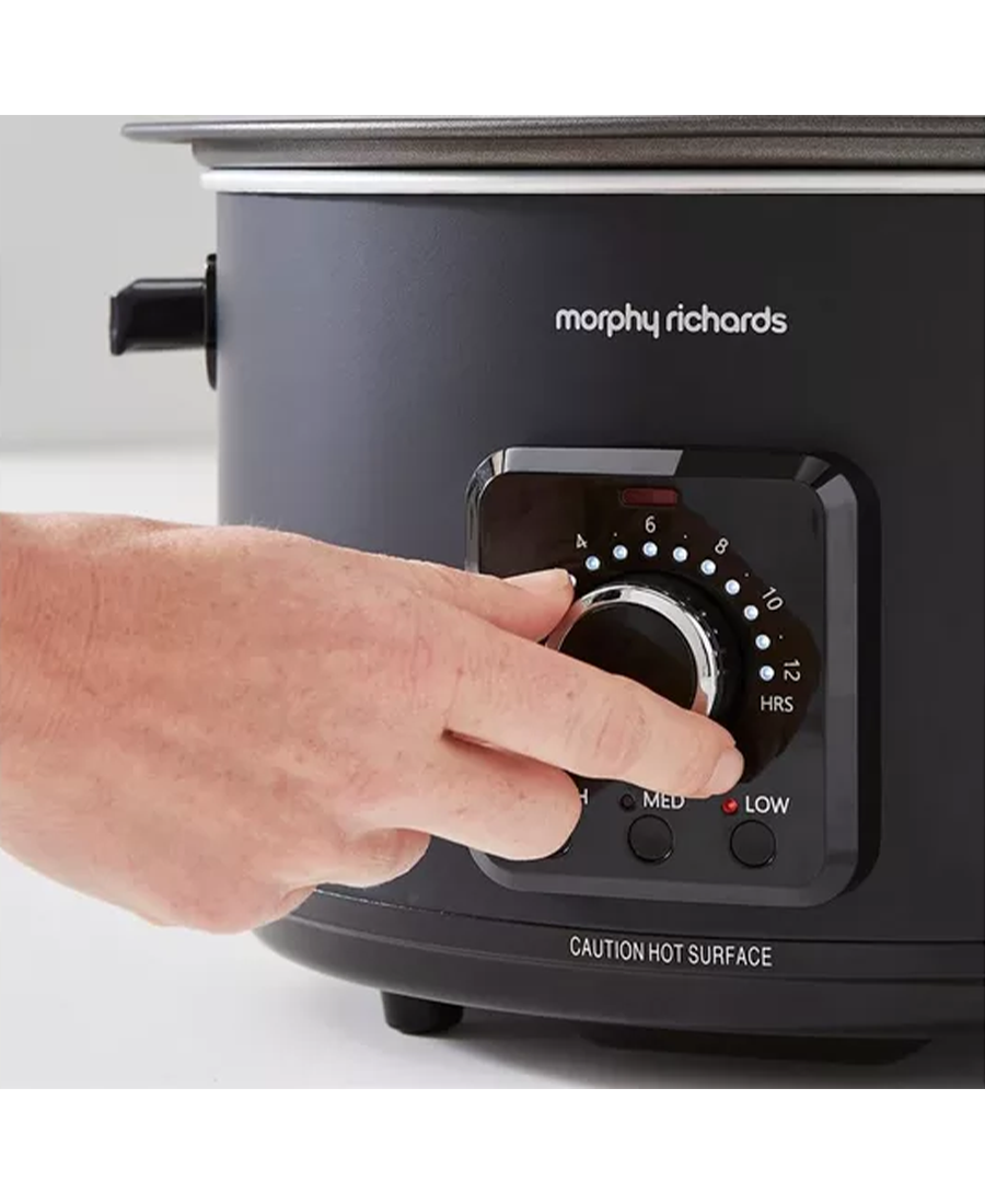 Morphy Richards 6.5L Easy Time Slow Cooker | Black 461021 Redmond Electric Gorey