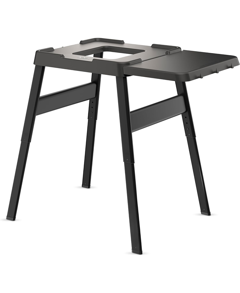 Ninja Woodfire Universal Adjustable Stand + Side Table in Black Redmond Electric Gorey