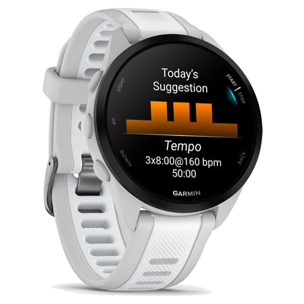 Forerunner 43mm 165 Mist Grey and Whitestone