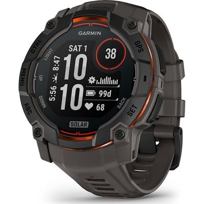 Instinct 3 50mm Solar Smart Watch | Black - Redmond Electric