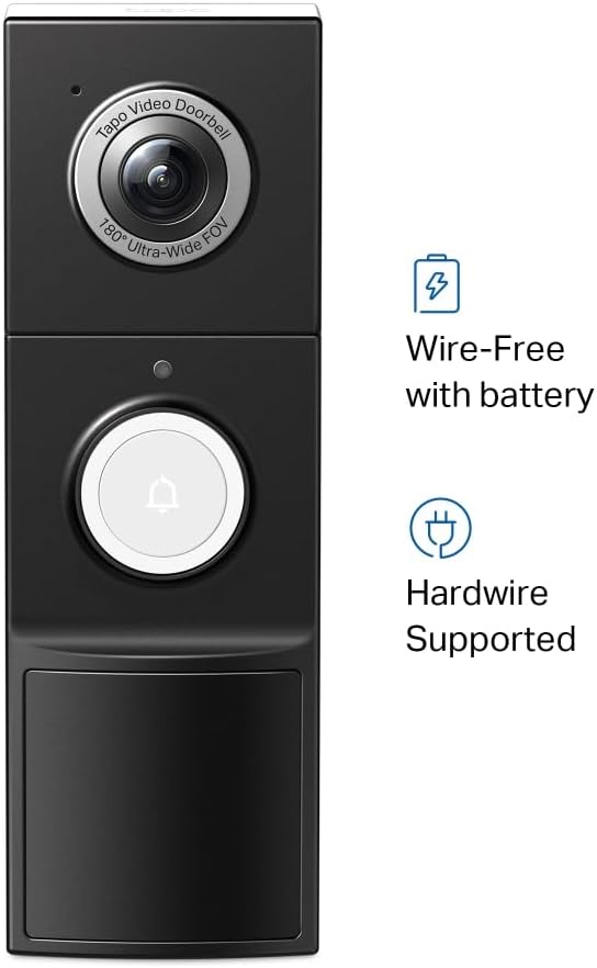 Tapo D235S2 Smart Battery Video Doorbell Kit