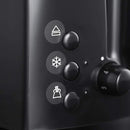 Textures 4 Slice Toaster Black