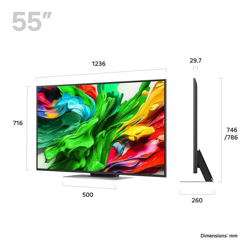 LG 55" QNED Evo AI QNED87 MiniLED 4k Smart TV | 55QNED87A6B.AEK Redmond Electric 