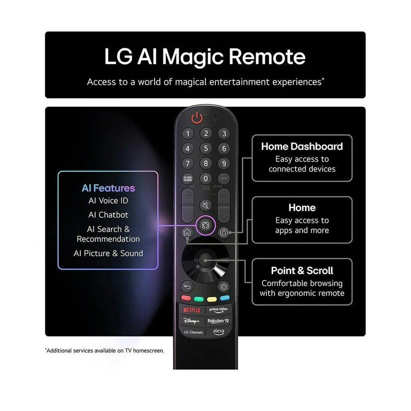 LG 65" QNED Evo AI QNED87 MiniLED 4k Smart TV | 65QNED87A6B.AEK Redmond Electric 