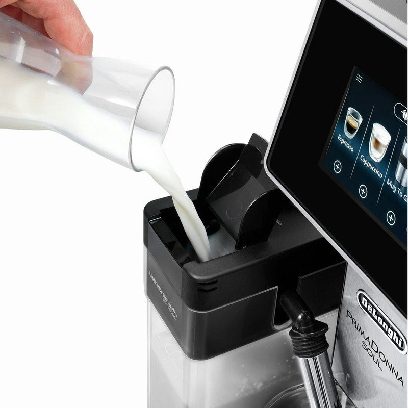 De'Longhi PrimaDonna Soul Fully Automatic Bean-to-Cup Coffee Machine | Stainless Steel - ECAM610.75MB Redmond Electric Gorey