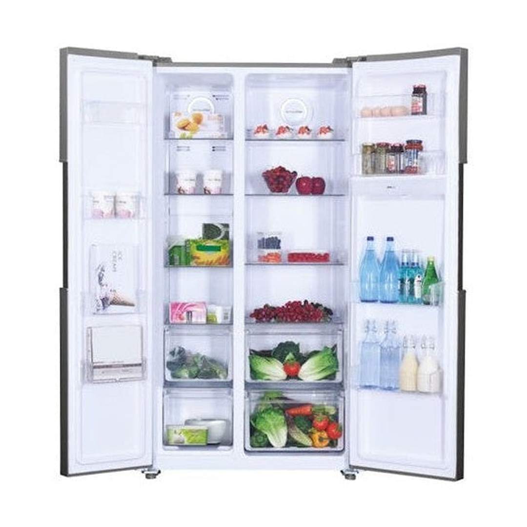 American Style Fridge Freezer with Water Dispenser – Inox | HHSBS06174XWDK-1