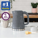 1.7L Honeycomb Kettle | Grey