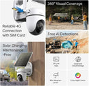 Tapo C615G KIT Solar-Powered 2K 4G LTE Security Camera Kit