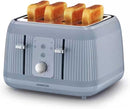 Dawn 4 Slice Toaster Stone Blue