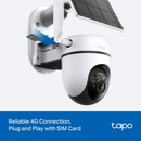 Tapo C615G KIT Solar-Powered 2K 4G LTE Security Camera Kit