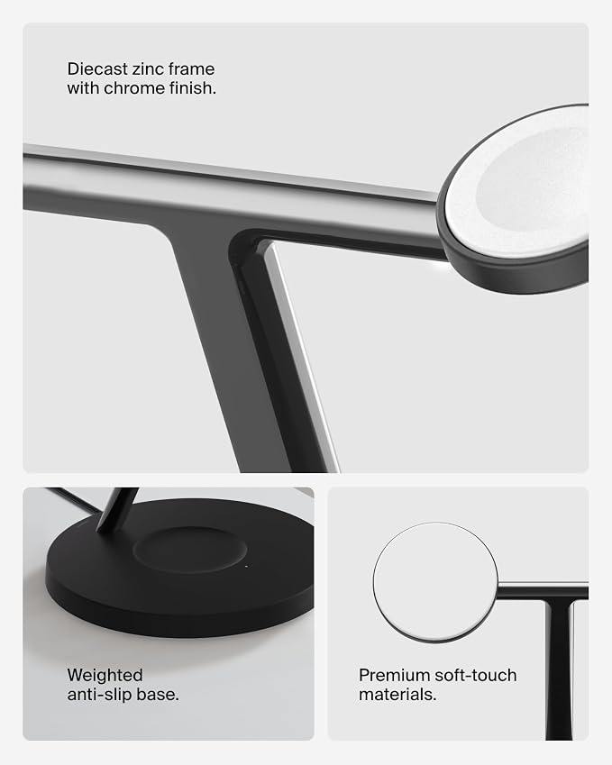 BoostCharge Pro Magnetic Wireless Charging Pad 15W Black