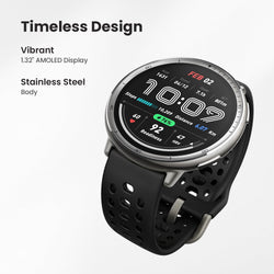 Active 2 (Round) Black Sport Silicone